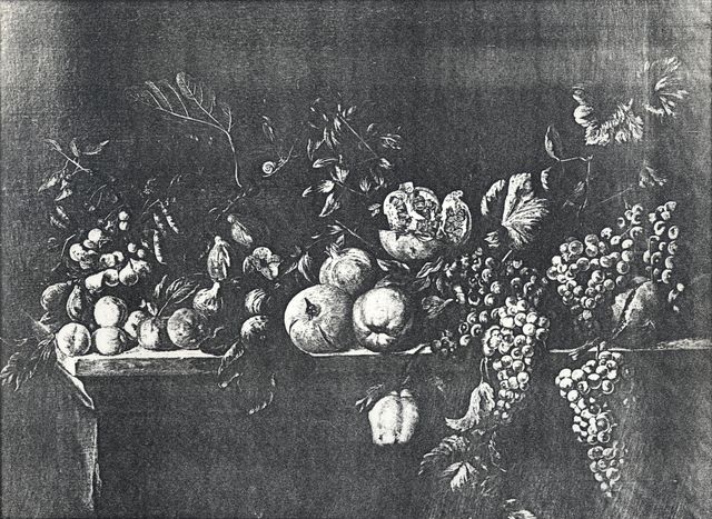 Anonimo — Bonzi Pietro Paolo - sec. XVII - Natura morta con frutta — insieme